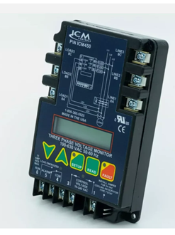 ICM450C Programmable 3 Phase Line Voltage Monitor, Programmable